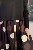 Dominian Smock Dress Polka Dot